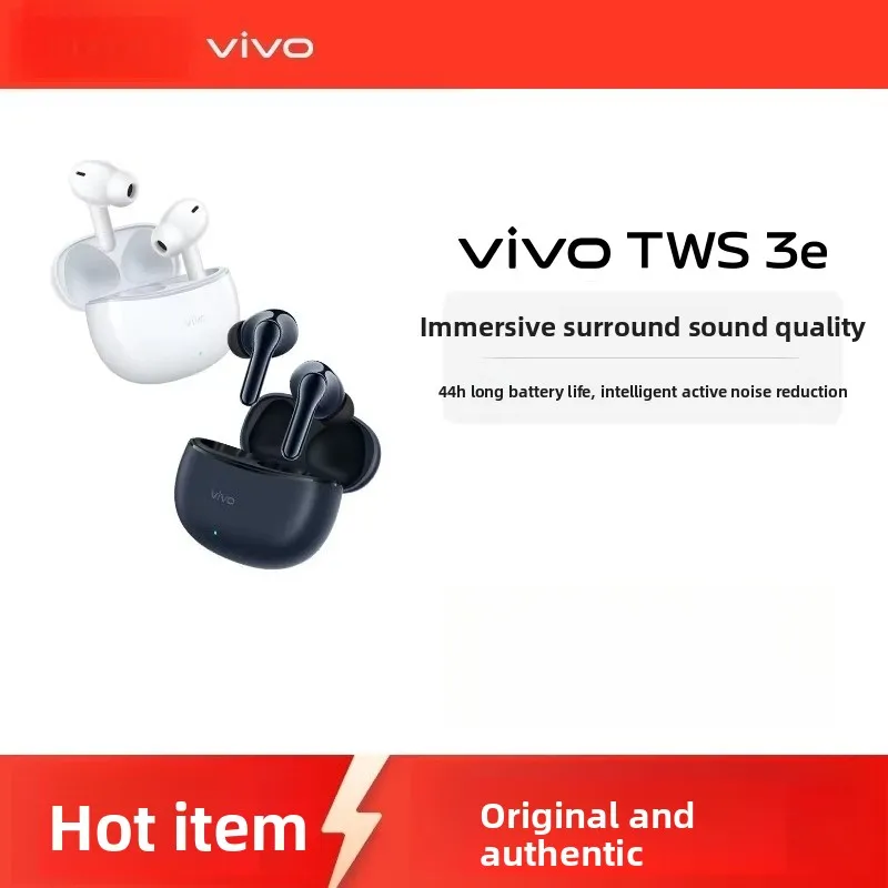 

Vivo TWS 3e New Wireless Bluetooth Headset Official Flagship Genuine Apple Compatible Bluetooth Earbuds Gaming Headset