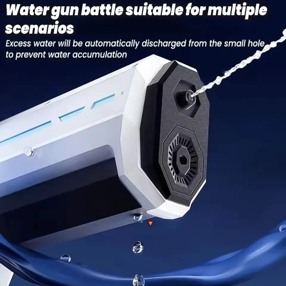 Neue Elektrische Wasserpistolen für Erwachsene, Leistungsstark, mit Automatischer Wasseraufnahme, Sommerspielzeug für den Strand, für Kinder, Geschenk – Detail 6