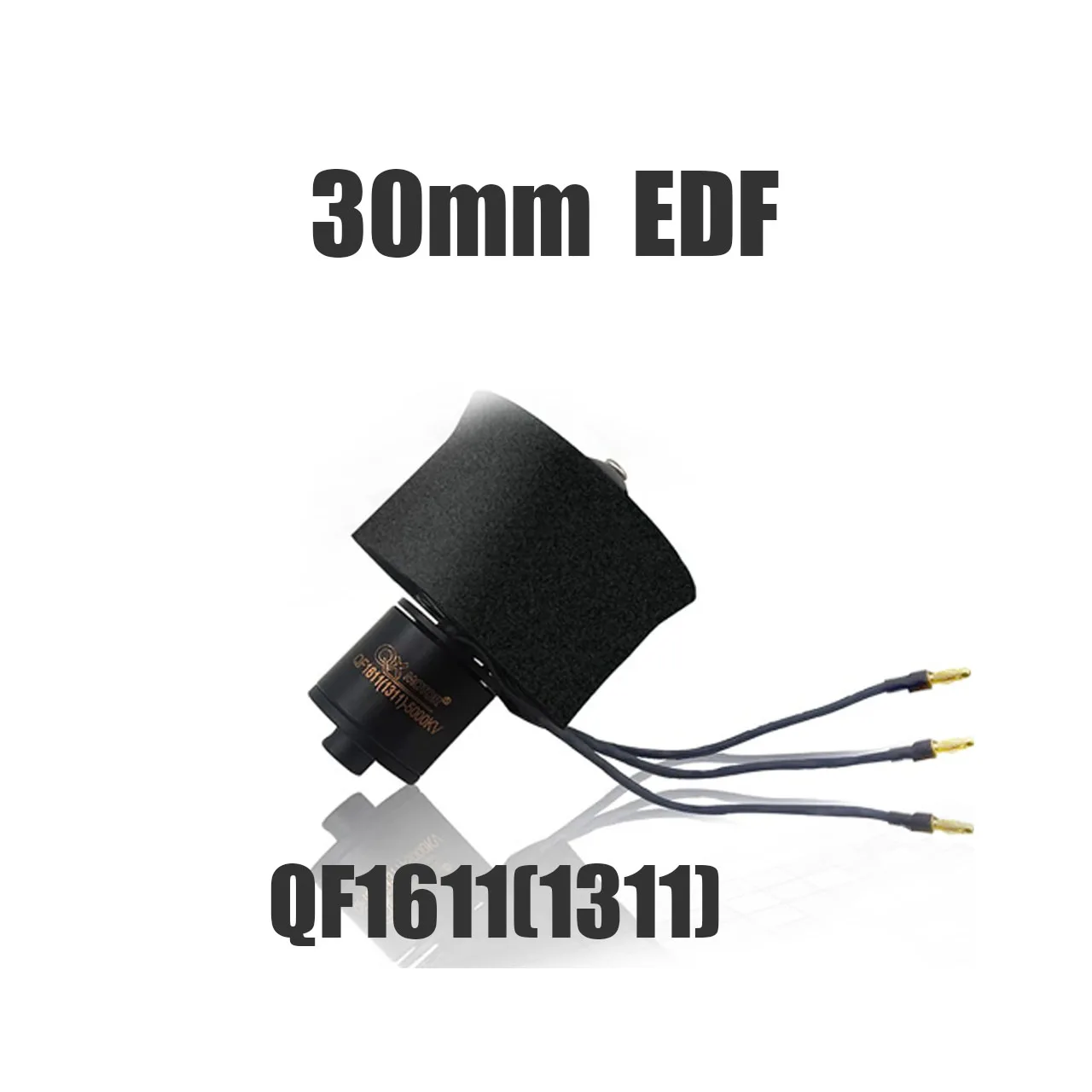 QX-Motor 30mm EDF 6 Blades Ducted Fan With QF1611(1311) 6000KV7000KV 5000KV Brushless Motor For DIY RC Airplanes Model Parts