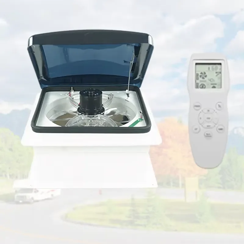 Hot Sale 360x360mm RV Roof Door Level 20 Electric RV Roof Fan Rain Sensor RV Roof Window