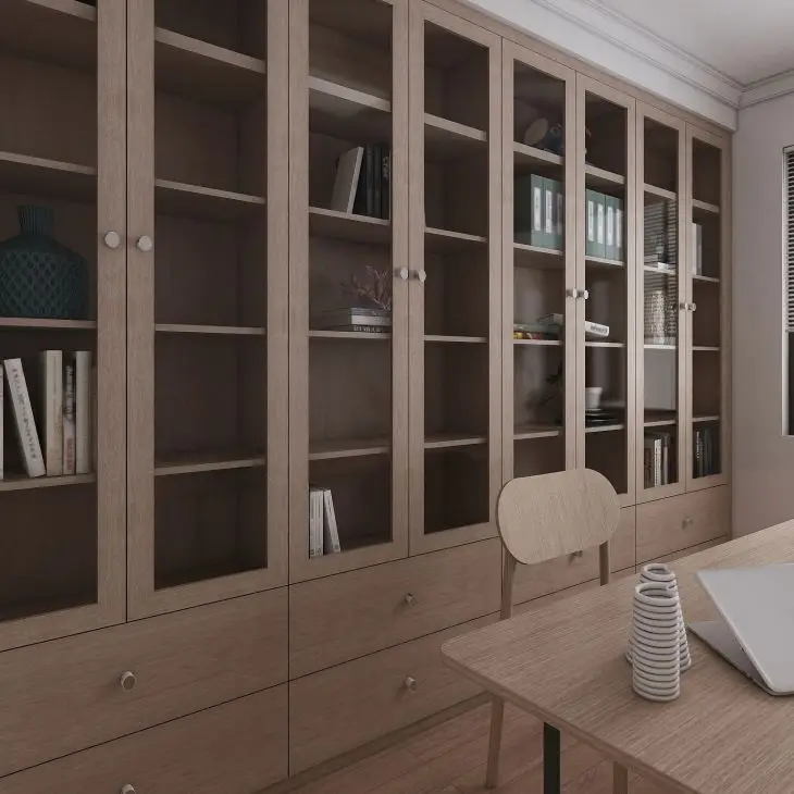 

Индивидуальный дизайн домашней мебели Антикварная книжная полка Книжный шкаф из цельного дерева