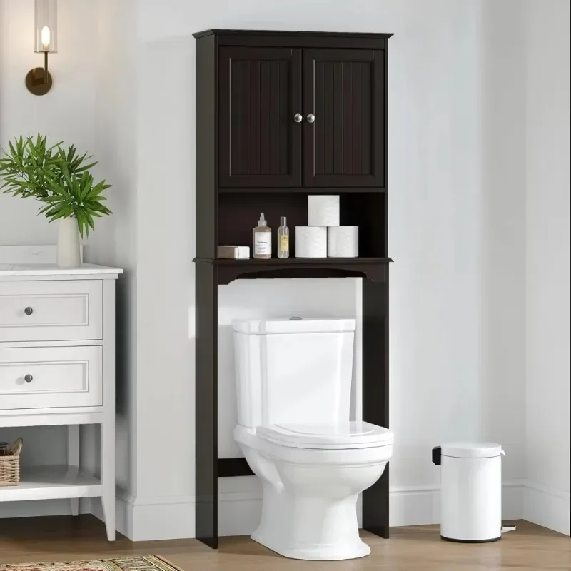 

Bathroom Cabinets, Featuring two layers of storage Bathrooms Shelf Over Toilet, Bathroom Storage Cabinet Organizer