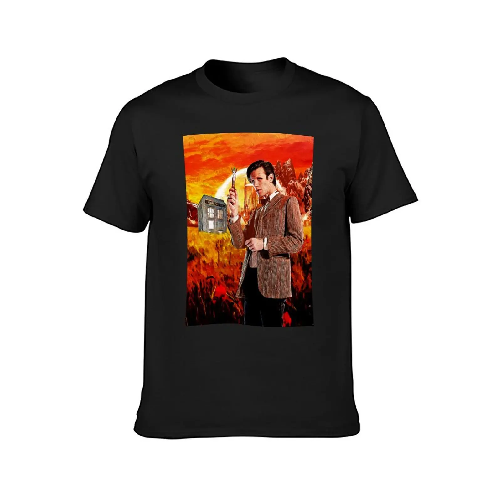 Time Lord is Home T-Shirt cute clothes anime clothes heavyweight t shirts for men