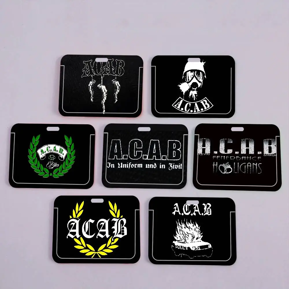 

Держатель для пропуска/карты A-Acab U-Ultras с логотипом, на шнурке, для студентов, для подарка