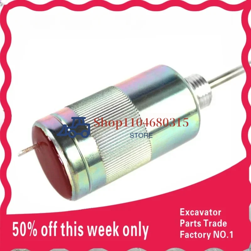 

Excavator Parts For 185206085 185206083 Cs2610 630300 12v Stop Solenoid For Perkins Case New Holland 100 Series Engine Shibaura