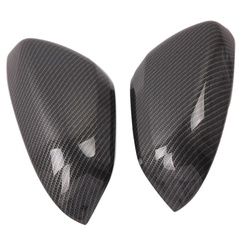 

L39A-For 2017-2020 MG ZS Carbon Fiber ABS Side Rear View Mirror Cover Trim Stripe Accessories