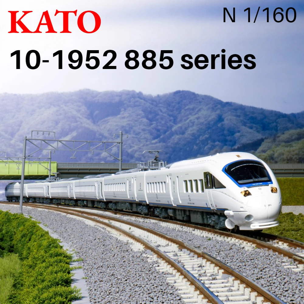 

Игрушечный поезд KATO N-типа 1/160, 10-1952, серия 885, железнодорожный поезд Kyushu, 6 автомобилей, набор поезда Bian'z, игрушка для мальчика, подарок