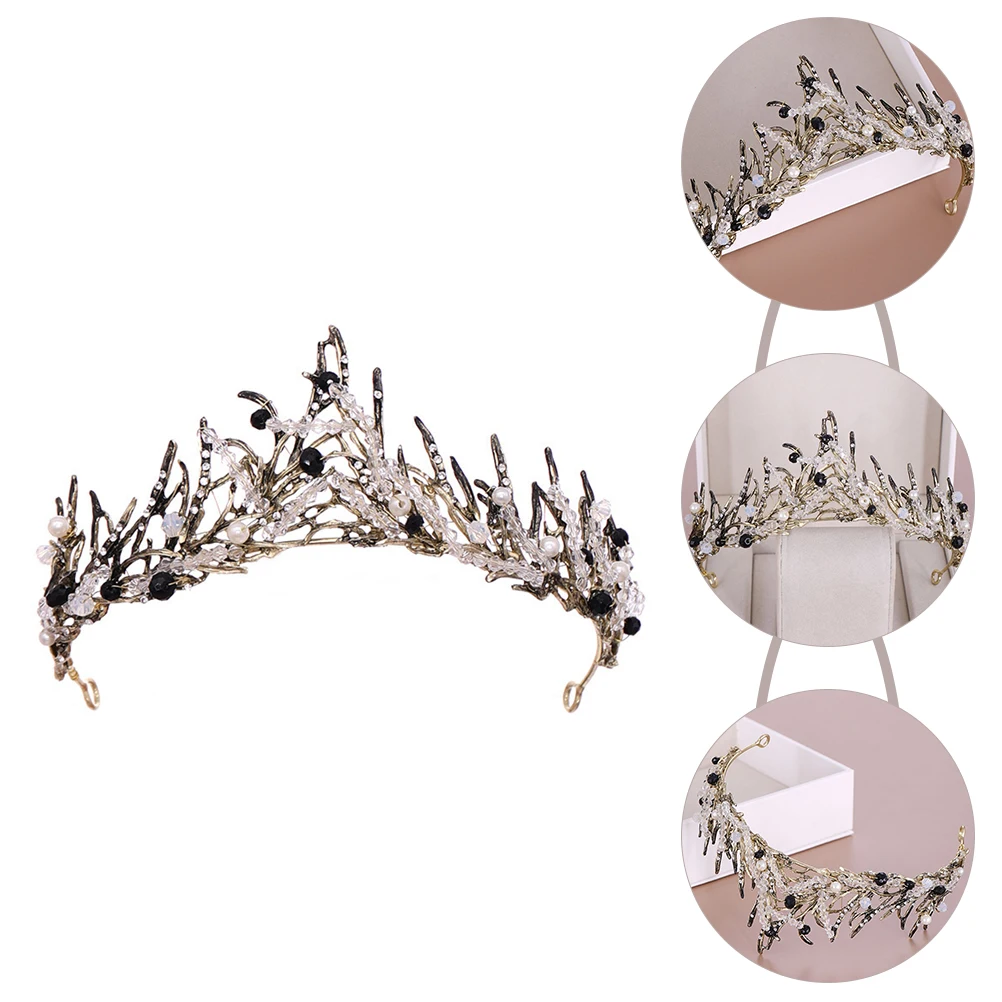 

1pcs Bridal Wedding Bride Crown Alloy Women Tiara Elegant Head Crown Jewelry For Party Female Girls Bride Accessories
