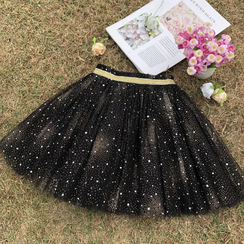 DE PEACH New Fashion Baby Girls Tulle Tutu Skirt Toddler Kids Princess Fluffy Pleated Skirts Children Party Dance Skirt Summer