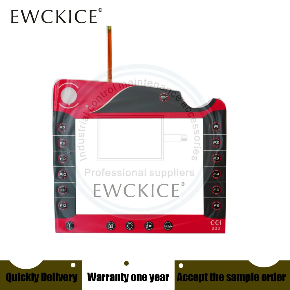 ใหม่ CCI-200 NTS E310708-15 R HMI PLC หน้าจอสัมผัสเมมเบรนหน้าจอสัมผัสและฟิล์ม