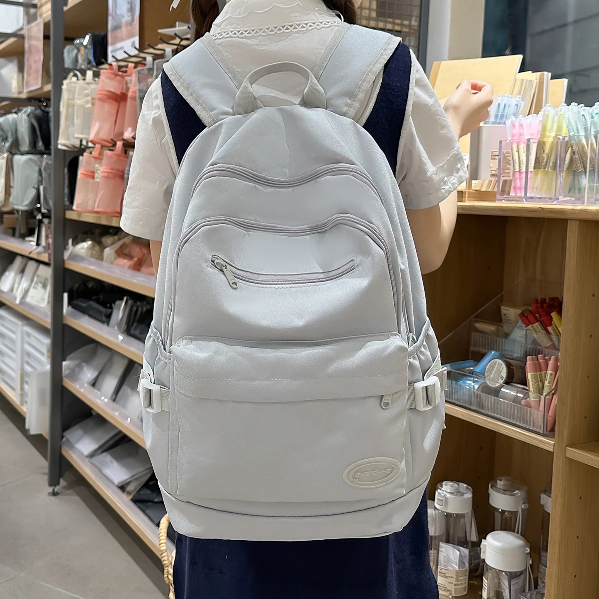 Borsa da scuola Scuola media Semplice Zaino per studenti delle scuole elementari di grande capacità Zaino per ragazzi e ragazze alla moda Regalo per studenti delle scuole superiori