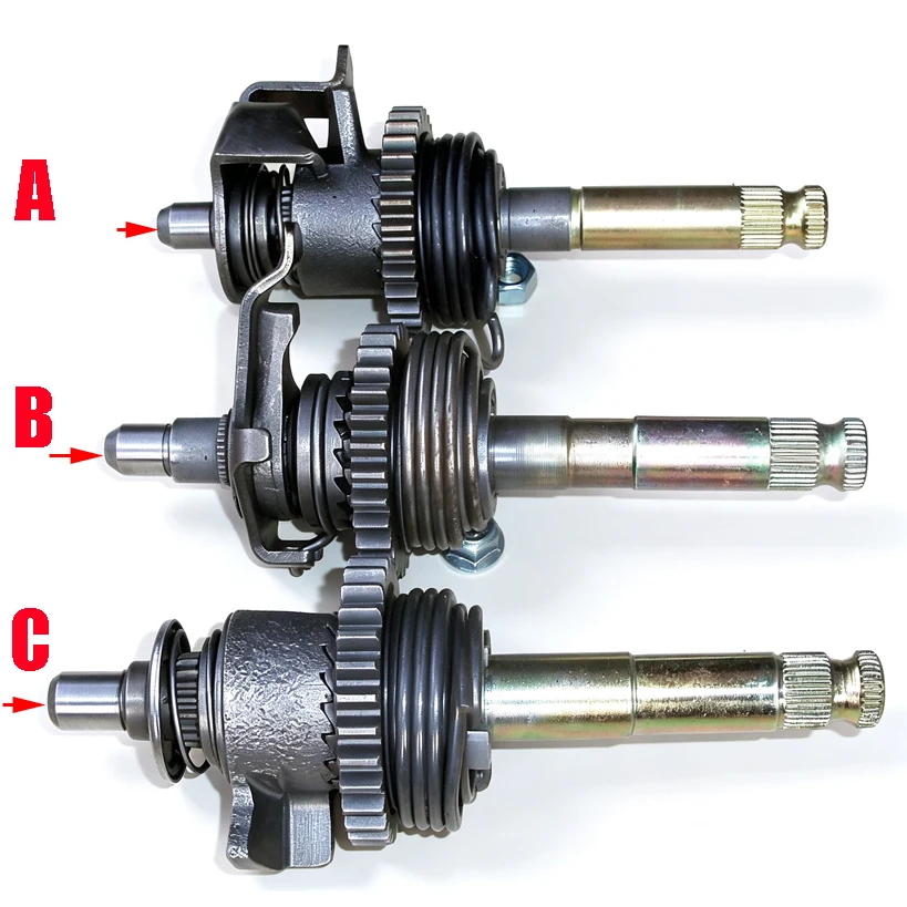 Motorcycle Kick Shaft for Honda Lifan Dayun Loncin Lifan CB125 CG125 CG150 CG200 HJ125 LX250 LF200 Engine Start Starter Spindle