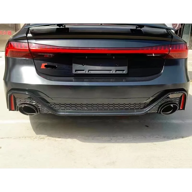 STLF CLRAK, новинка A7 2020, модификация автомобиля RS7, передний/задний бампер, боковые юбки, противотуманные фары, комплект кузова, болт-набор для