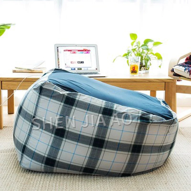 

Lazy Sofa Bedroom Single Small Tatami Apartment Fabric Living Room Sofa Creative Lazy Bedroom Chair Bean Bag Sofa 1PC