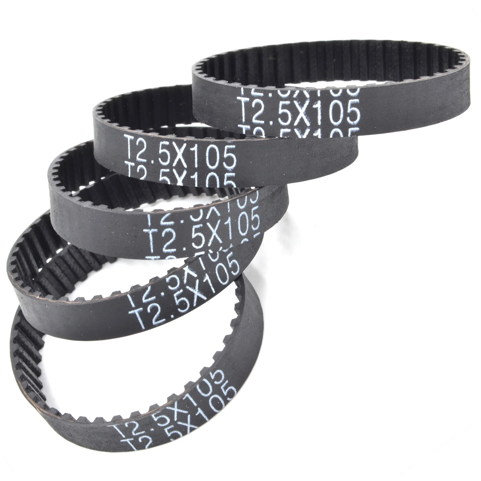 POWGE T2.5 Timing belt Lp=102.5-230mm 105 120 125 130 135 145 150 155 157.5 160 162.5 165 170 172.5 177.5 180  182.5 185 187.5