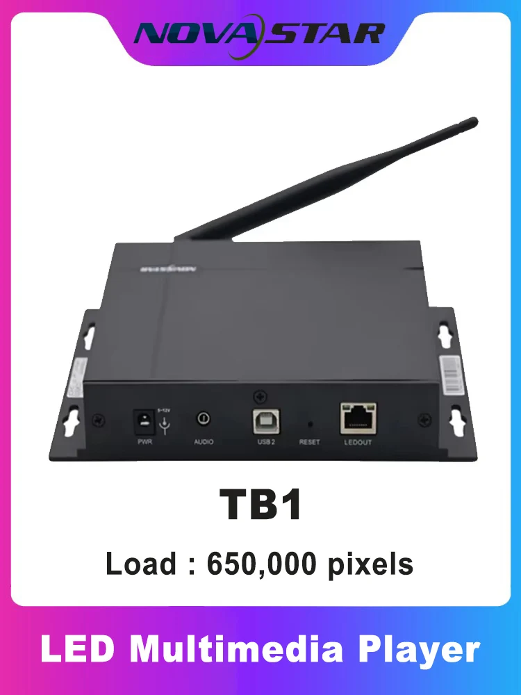 Novastar TB1-4G WIFI Taurus Series Multimedia Players For Small Medium Commercial LED Screens Support 650,000 Pixels