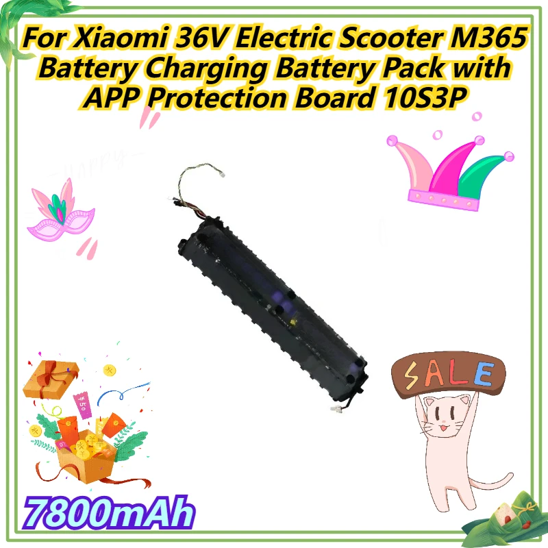 

7800mAh For Xiaomi 36V Electric Scooter M365 Battery Charging Battery Pack with APP Protection Board 10S3P