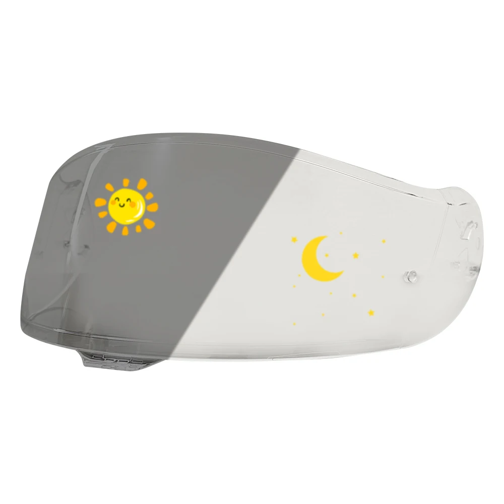 Für Shoei Neotec 3-Helm, photochromes Visier, Gesicht, Motorradhelm, Schildlinse