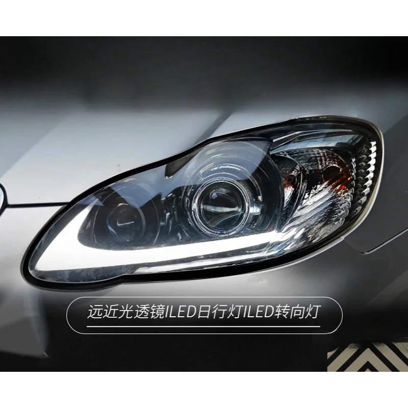 

Suitable for Toyota Corolla 04-09 Headlight Assembly Modified LED Daytime Running Light Turn Signal Dual Lens Headlight