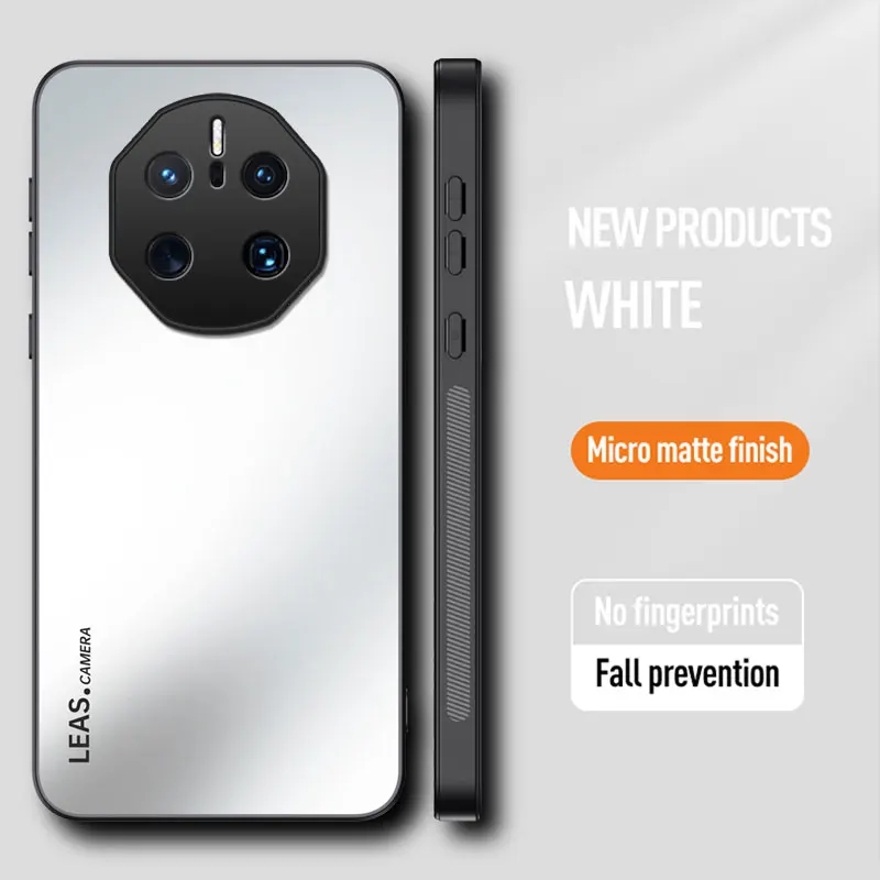 Case for Huawei Mate 50 RS Porsche Design AG Frosted Dazzling Gold Silicone Hard Shockproof Phone Cover Mate50RS DCO-AL00 Shell