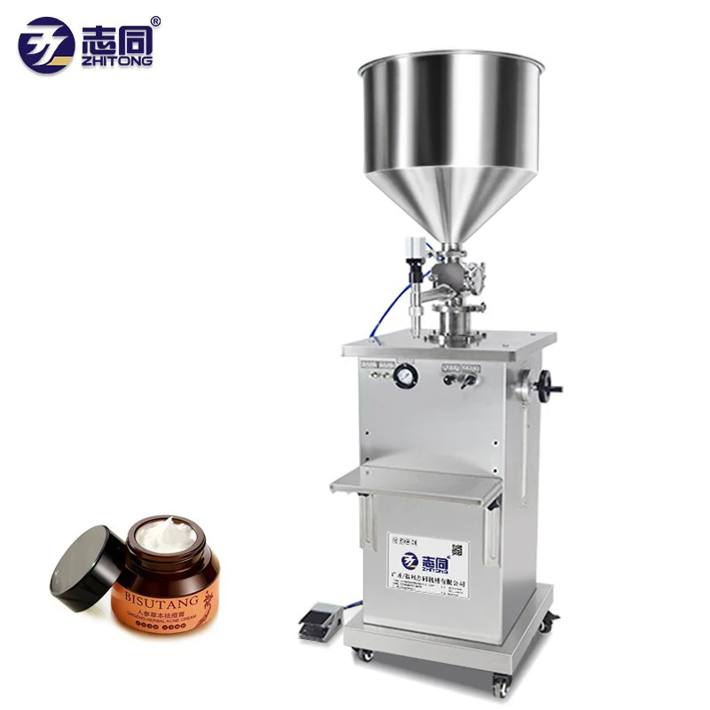 

Zhitong CE Filling Machine For Liquid Cosmetics Creams Sus304/316L Semi Automatic Filling Machines Liquid Filling Machine