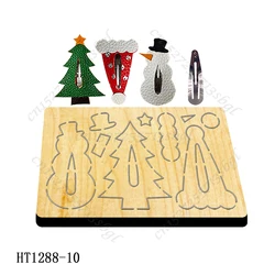 Christmas Hairpin Cutting dies - New Die Cutting And Wooden Mold,HT1288 Suitable For Common Die Cutting Machines On The Market.