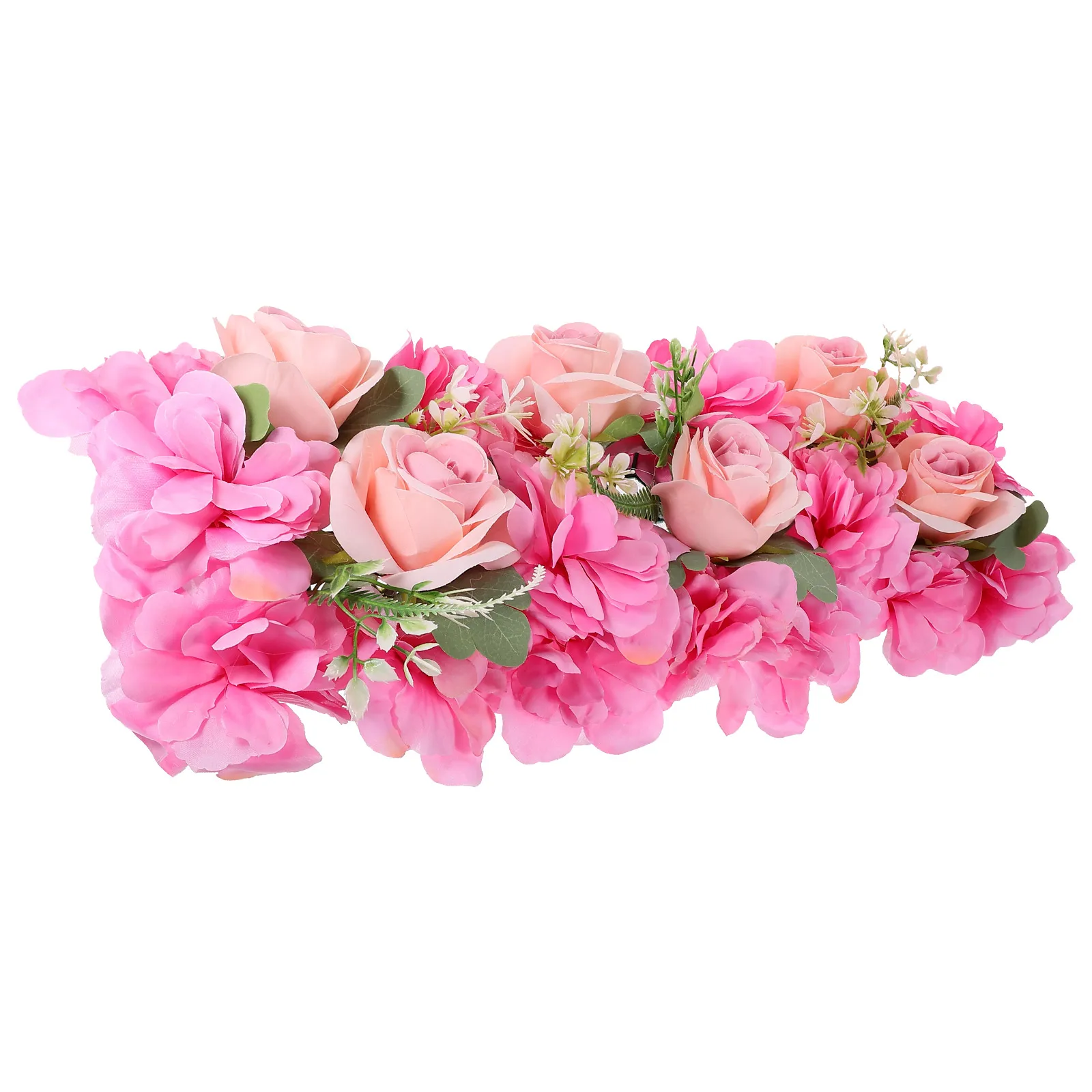 

Artificial Rose Simulation Flower Centerpiece Wedding Table Decor Fade Resistant Floral Backdrop Ornament