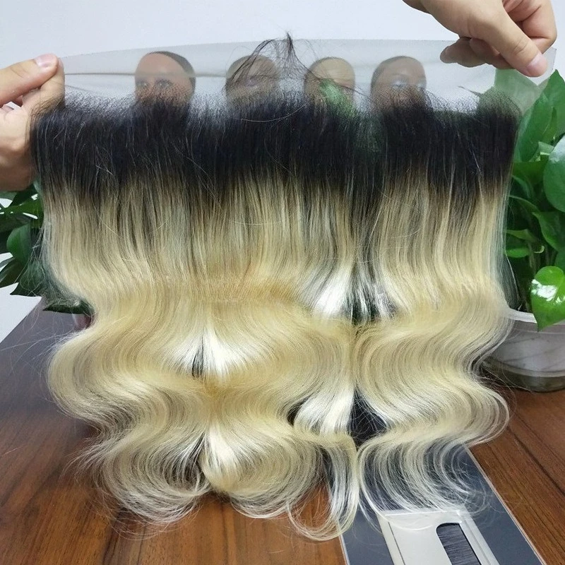 جودة عالية 13*6 الدانتيل الأمامي T1B-613 الجسم موجة الشعر البشري 13X4 الدانتيل أمامي الشعر الحقيقي مع تجعيد الشعر الطبيعي لينة نطاط #4