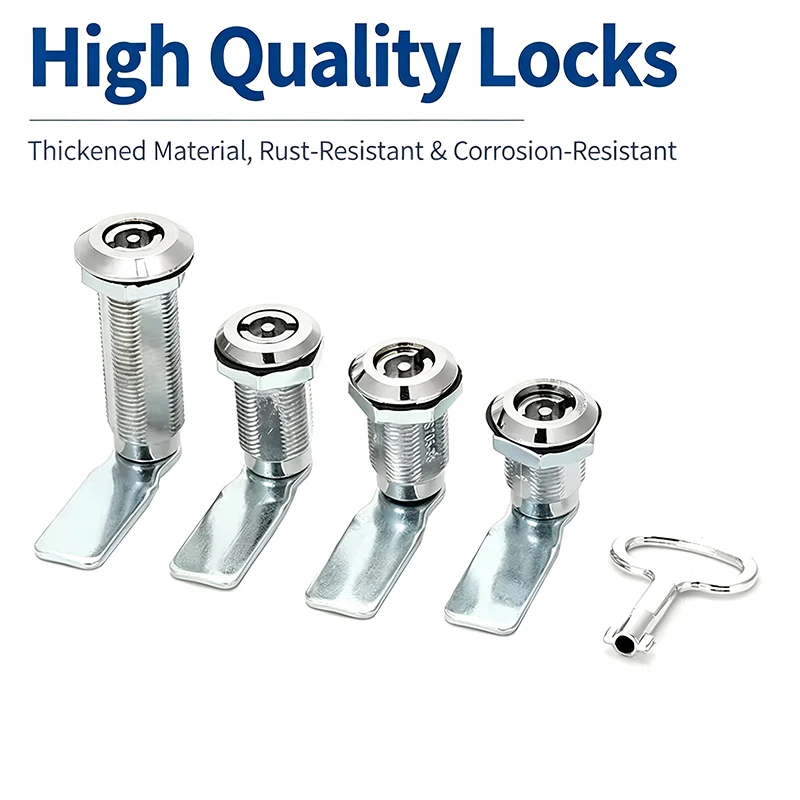 MS705 Zinc Alloy Distribution Box Lock Switch Cabinet Door Lock Industrial Door Lock Triangle Key Tongue Lock MS705-18-28-40-62