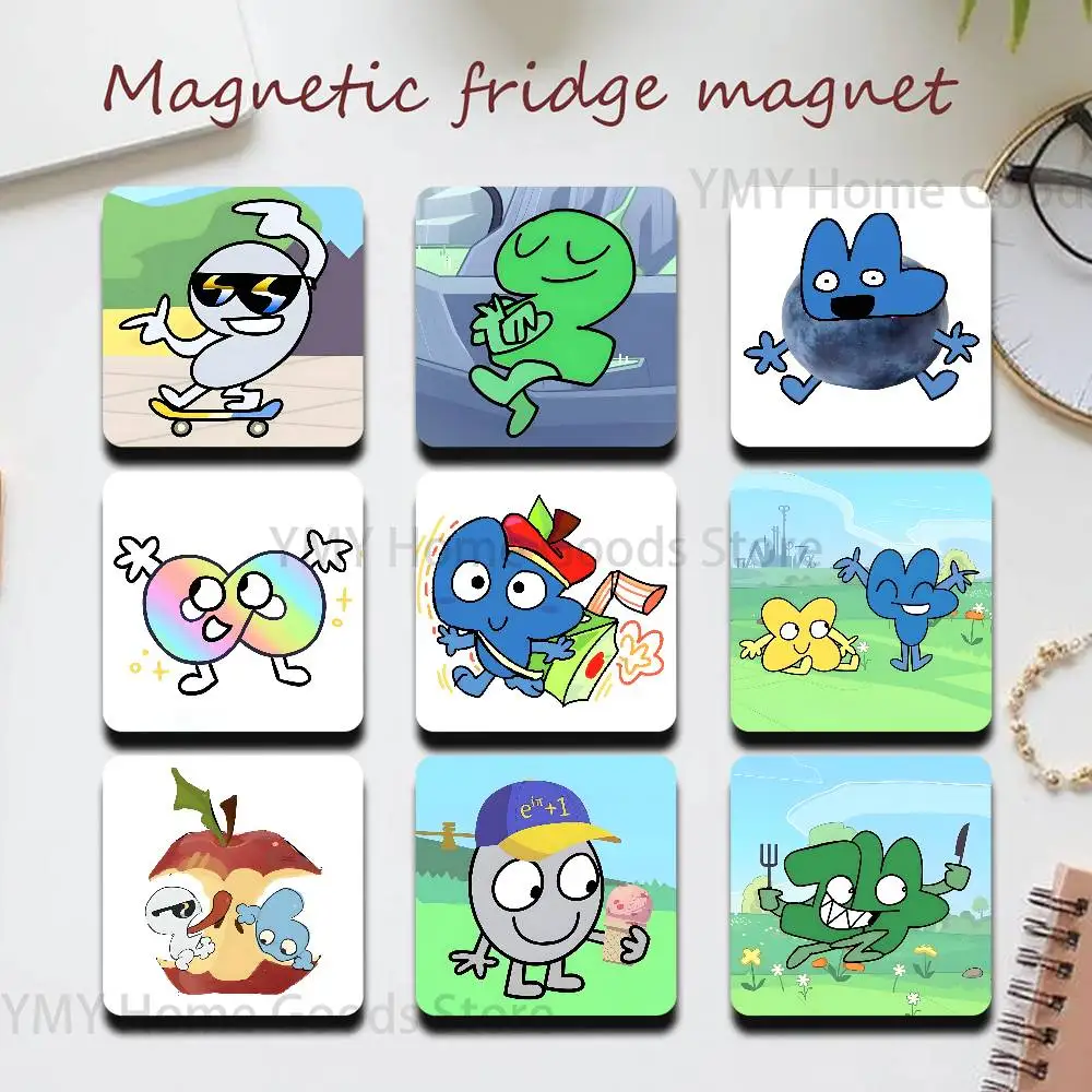 Cartoon One Two Three Four Number Magnet Refrigerator Fridge Sticker for Home Decor DIY Wall Decor