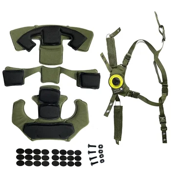 戦術エアガンペイントボールヘルメットサスペンションシステム保護パッド Gen1 低反発パッドウェンディ高速 MICH ACH ヘルメット