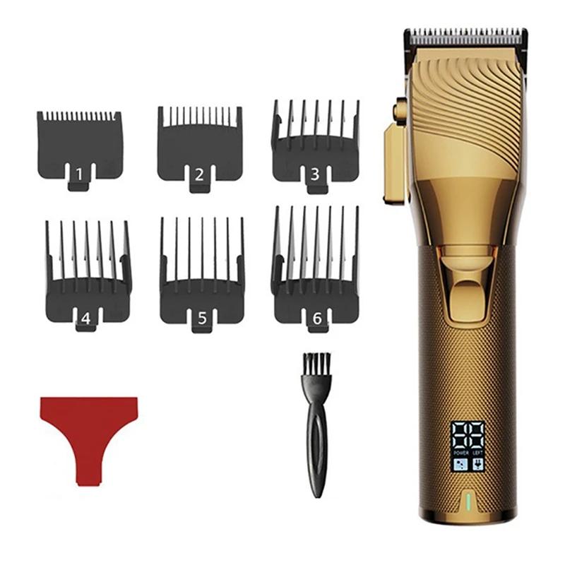 Men's Barber Clipper Hair Clipper Set Cordless Hair Clipper Beard Trimmer Haircut Beauty Rechargeable Shaver