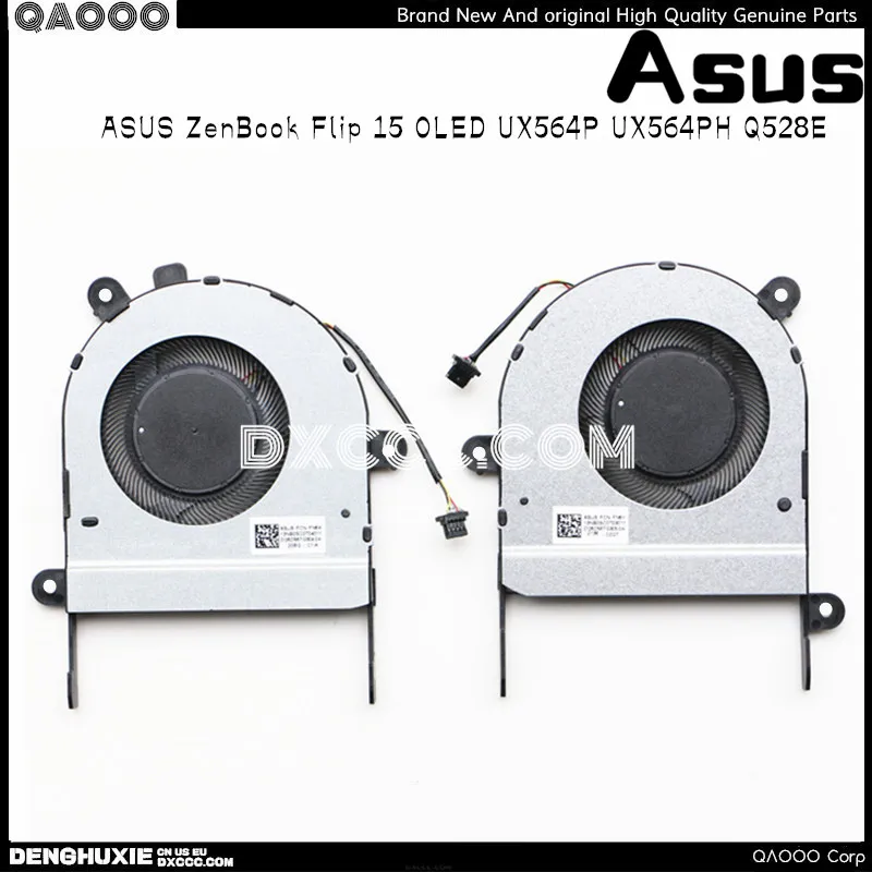 FN5X FN5Y PARA ASUS ZenBook Flip 15 OLED UX564P UX564PH UX564EI Q528E VENTILADOR DE REFRIGERAÇÃO CPU