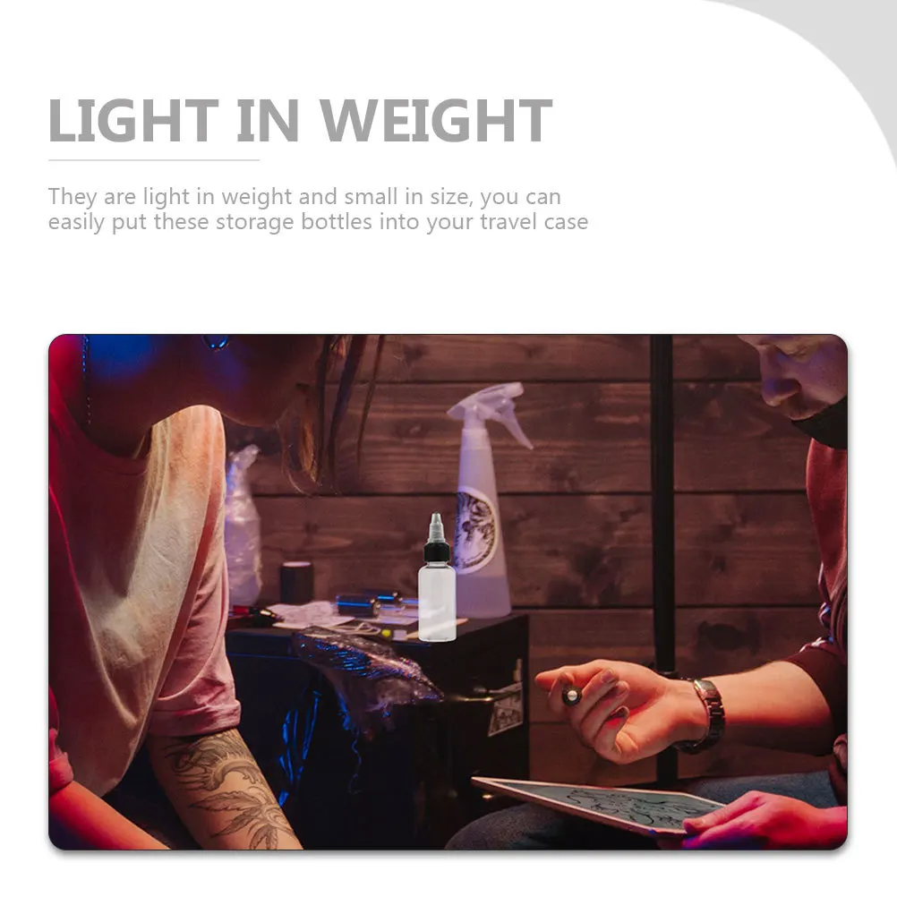 30 قطعة زجاحة ضغط دوارة شفافة الحيوانات الأليفة الدقة قضيب DIY بها بنفسك السد الصباغ موزع الغراء استخدام متعدد الوظائف