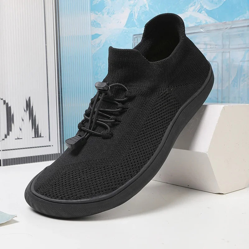 New Unisex Wider Shoes Breathable Mesh Men Barefoot Wide-toed Shoes Brand Flats Soft Zero Drop Sole Wider Toe Sneakes Large Size