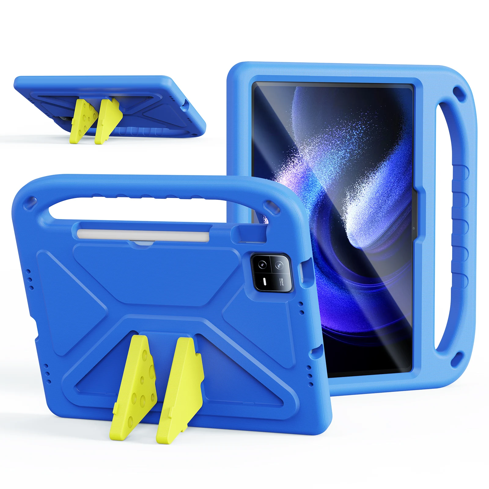 For Xiaomi Pad 6 Pro / Xiaomi Pad 6 Tablet Case with Kickstand DUX DUCIS Puff Series EVA Kids Shockproof Cover - Blue