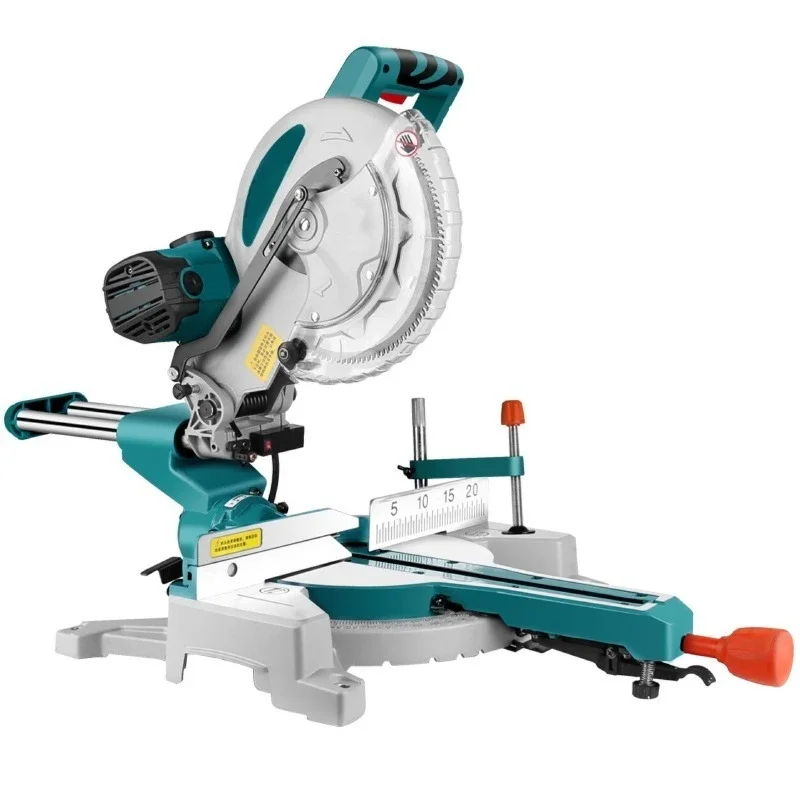 

10-Inch tie rod miter saw, push-pull multi-functional aluminum saw 45-degree precision cutting machine