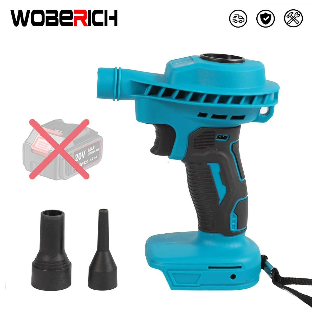 

Cordless Air Duster Blower Electric Compressed Canned Air Spray Computer Keyboard Cleaning Power Tools（No battery） For Makita