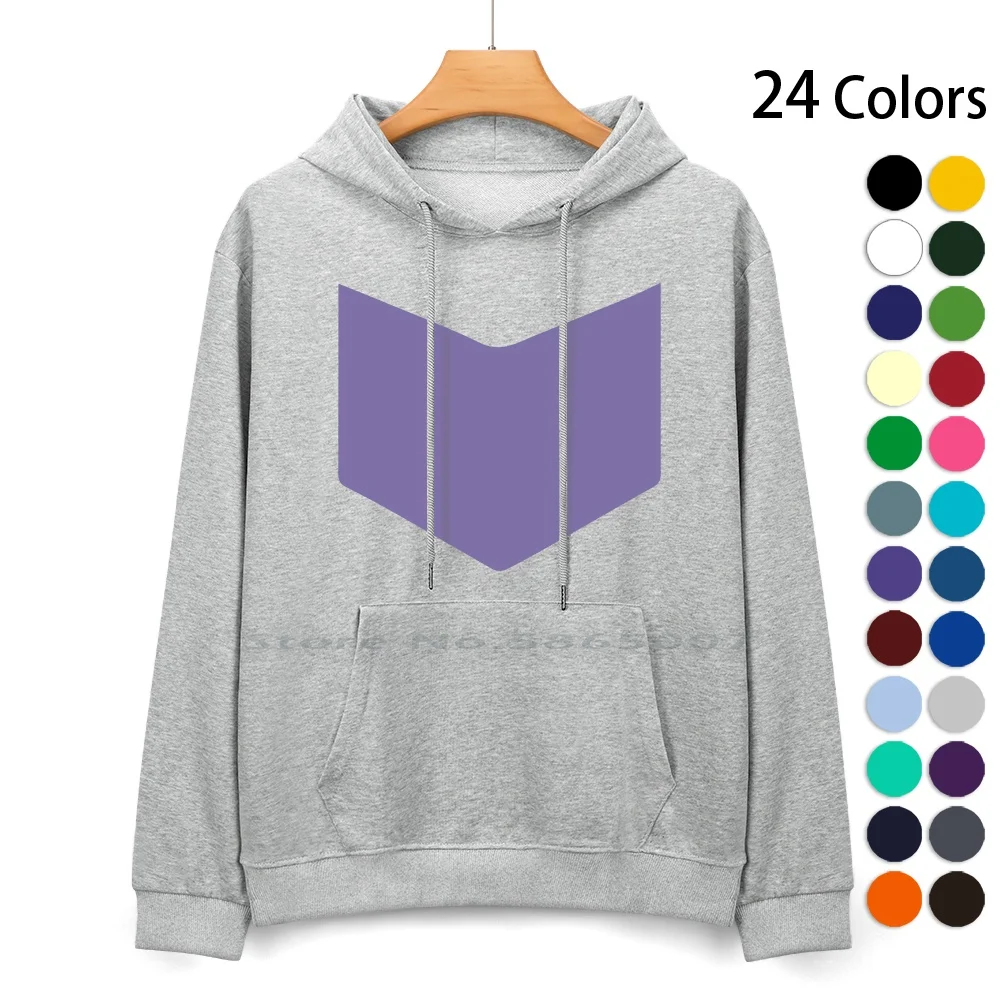 Hawkguy Logo Pure Cotton Hoodie Sweater 24 Colors Clint Barton Hawkeye Comics 100% Cotton Hooded Sweatshirt For Women Men