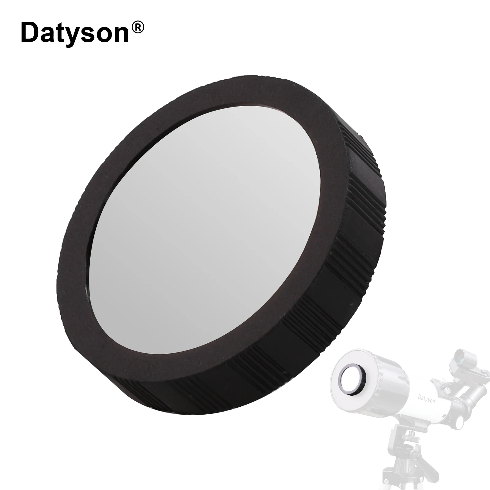Filtre pour télescope d'éclipse solaire de 45,5 mm, ajustement sécurisé avec film de protection solaire pour objectifs d'appareil photo, pour observer le soleil ou les taches solaires, noir