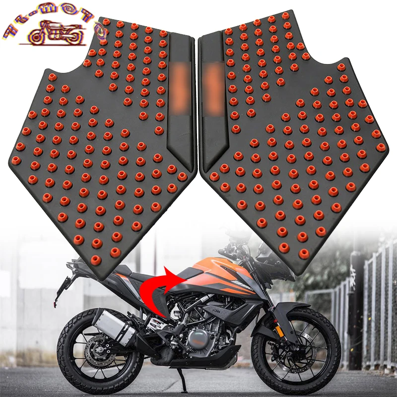 

Подходит для KTM DUKE 125 200 390 Мотоциклетные аксессуары Защитная противоскользящая наклейка на бак газовый коленный захват тяга боковые наклейки