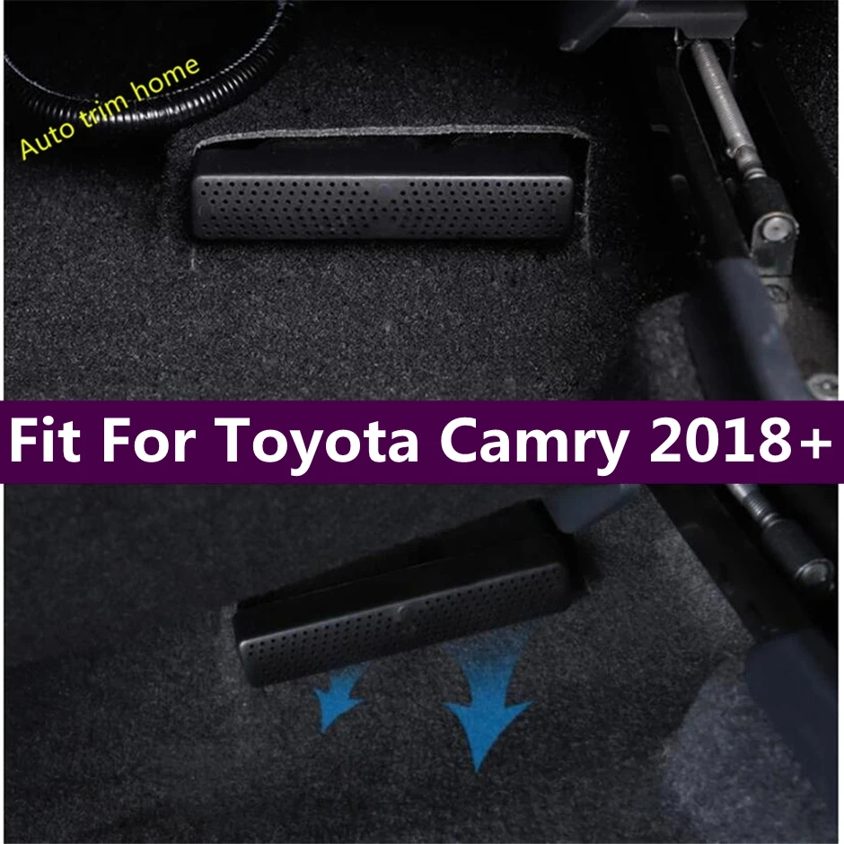 

Under Seat Air Conditioning Duct Vent AC Outlet Shell Protector Cover Grille Trim For Toyota Camry 2018 - 2023 Car Accessories