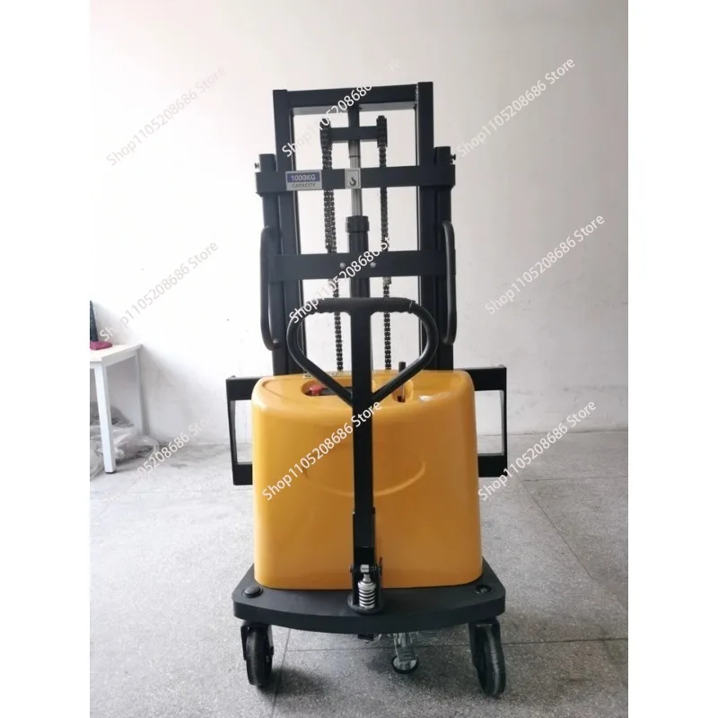 Electric forklift 2-ton stacker semi-electric fully automatic lifting 1-ton lifting 3 handling and unloading truck
