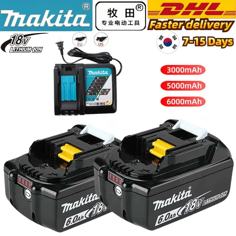 

BL1850 For Makita 18V Battery Rechargeable Battery 18650 Lithium-ion Cell Suitable For Makita Power Tool BL1860 BL1830 LXT400