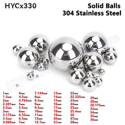 Dia 1 to 36 mm Steel Balls Solid 304 Stainless Precision Bearing Ball Round Smooth Beads for Equipment Repairing, DIY Projects