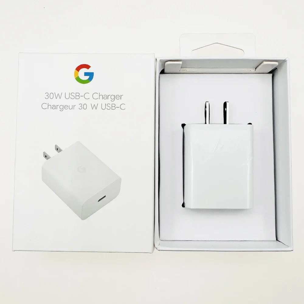 For Google Pixel 8 7 6 5 4 Pro A 30W PD Charger Type C Fast Wall Charging Quick Adapter compatible iPhone 15 and xiaomi 14 13 12