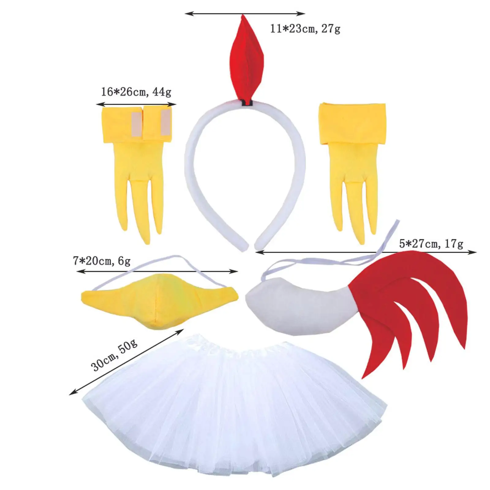 Ensemble de bande de sauna pour poussin de Pâques, costume d'animal de ferme jetable mignon, accessoires pour fournitures, habillage de fête animale, cosplay pour enfants