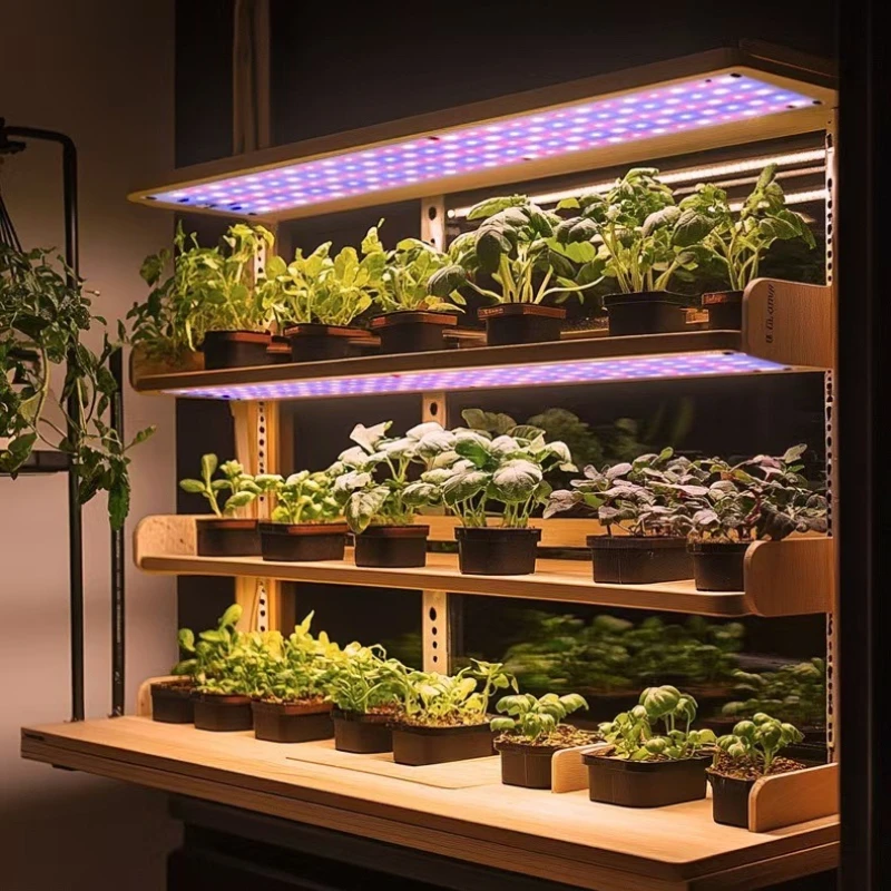 Aluminium LED Growing Lamps Full Spectrum Waterproof Plants Lamp Indoor Aquatic Seedling Landscape Light Timer Controlled Lights