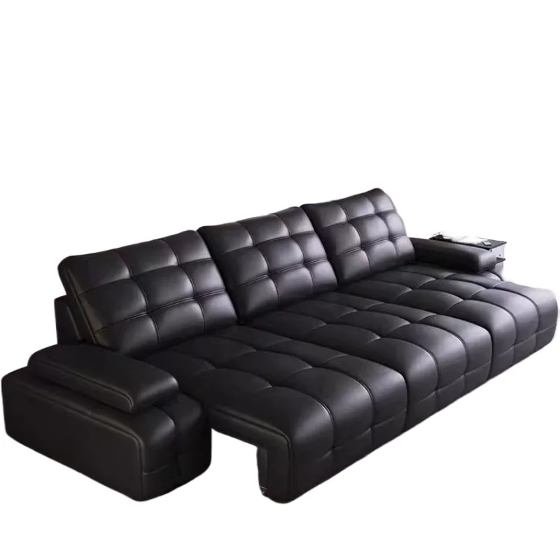 Sofá elétrico italiano moderno loveseat design preto preguiçoso sofá reclinável sala de estar oversized interior divano soggiorno móveis