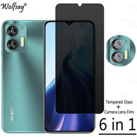Privacy Screen Protector For Oukitel C36 Anti-Spy Tempered Glass For Oukitel C36 Camera Glass For Oukitel C36 Glass 6.56 inch
